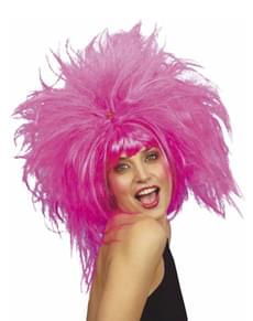 Peruka różowa czupryna