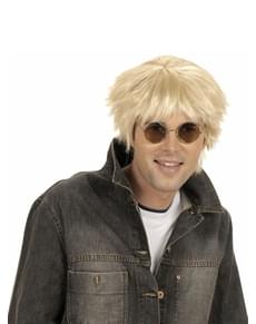 Blonde 60s wig for a man
