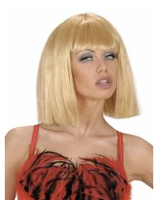 Peluca showgirl rubia