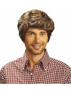 Peluca Rick castaña