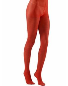 Red tights with glitter