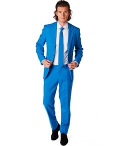 Sininen teräs Opposuit miesten puku
