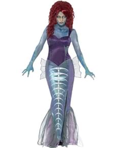 Costume da sirena zombie donna