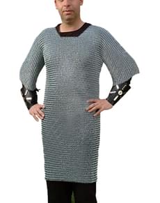Camisa medieval cota de collants para homem