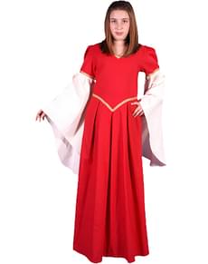 Fato de Nessa medieval para menina