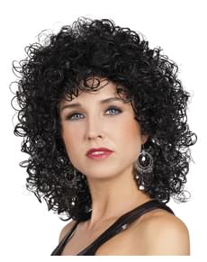 Peluca Club negra para mujer