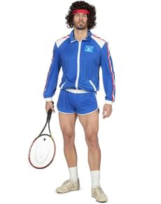 Jaren 80 Tennis speler kostuum voor mannen