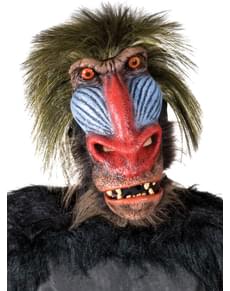 Masker van latex Wilde Baviaan
