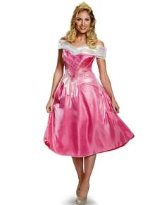 Disfraz de Aurora La Bella Durmiente deluxe para mujer
