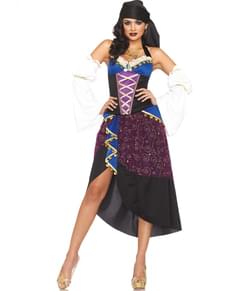 Fato de cigana feiticeira para mulher