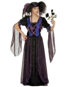 Gothic princess costume for a girl