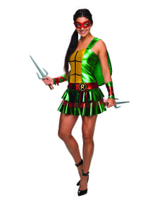 Costume Raffaello sexy Tartarughe Ninja donna. I più divertenti
