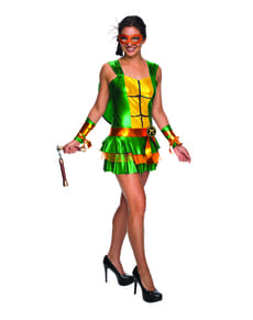 Michelangelo Ninja Turtles Kostüm für Damen