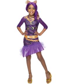 Fato de Clawdeen Wolf Monster High classic para menina