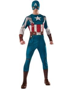 Captain America The Winter Soldier Retro Captain America costume for an adult