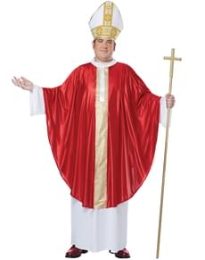 Disfraz de Papa para hombre talla grande