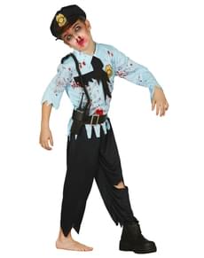 Boys Zombie Police Costume