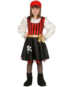 Fato de pirata caveira para menina