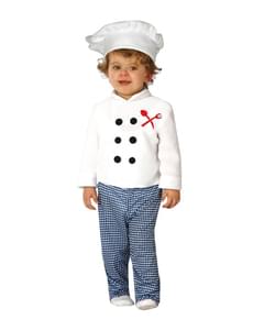 Fato de pequeno cozinheiro para bebé