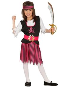 Girls Fuchsia Pirate of the Seas Costume