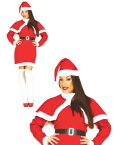 Fato de Mãe Natal coquete para mulher