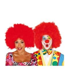 Peruca afro de palhaço