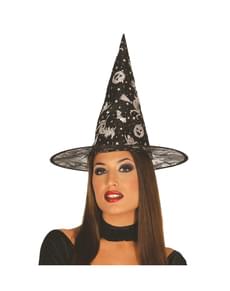 Sombrero de bruja atractiva para mujer