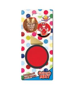 Maquillaje rojo con esponja