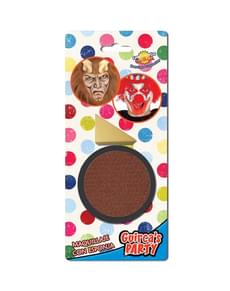 Make up marrone con spugna