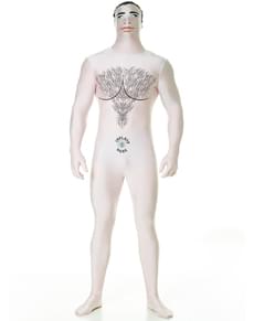 Kostuum opblaaspop man Morphsuit
