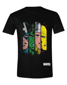 Tricou Răzbunătorii negru pentru bărbat - Marvel