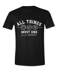 Camiseta Juego de Tronos All Things Must End para hombre