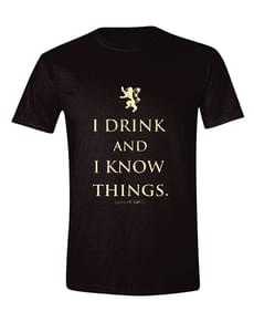 Camiseta Juego de Tronos I Drink And I Know Things para hombre
