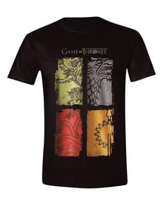 Camiseta Juego de Tronos Emblemas Casas colores para hombre