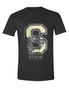 Camiseta Casa Stark letra para hombre - Juego de Tronos