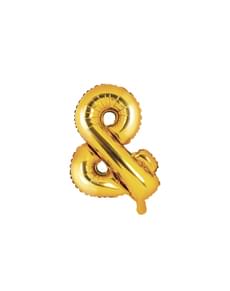 & Folieballon i guld