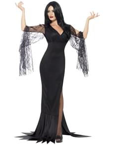 Morticia dress costume