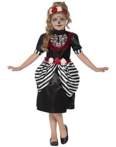 Costume Dia de los Muertos bambina