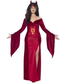 Womens Plus Size Demon Priestess Costume