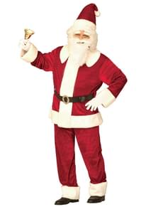 Weihnachtsmann Kostüm super luxuriös für Herren
