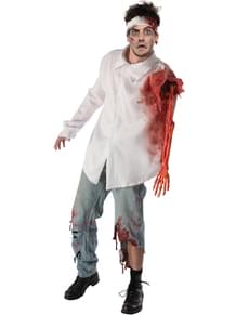 Déguisement attaque de zombie homme