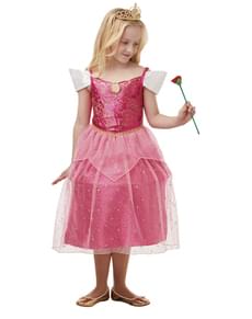 Costume di Aurora Deluxe per bambina- La bella addormentata
