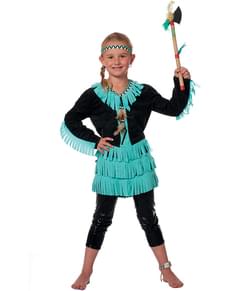 Costume da indiana neon per bambina