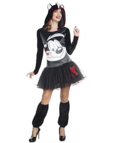 Fato de Pepé Le Pew Looney Tunes para mulher