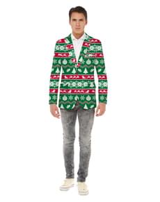 Jachetă barbați Crăciun verde - Opposuits