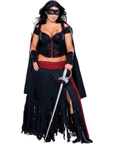 Dámske kostýmy pre dievčatá, sexy lupy Zorro
