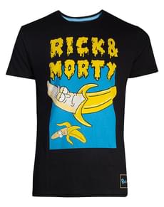 Rick and Morty Banana Rick T-Shirt for Men in Black