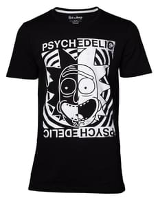 T-shirt de Rick & Morty psicadélica para homem