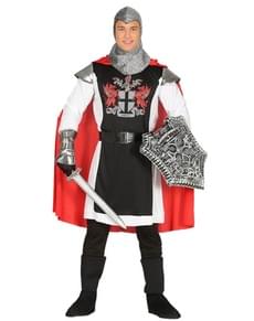 Costume da cavaliere del drago medievale per uomo