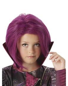 Parrucca viola Mal Descendants per bambina